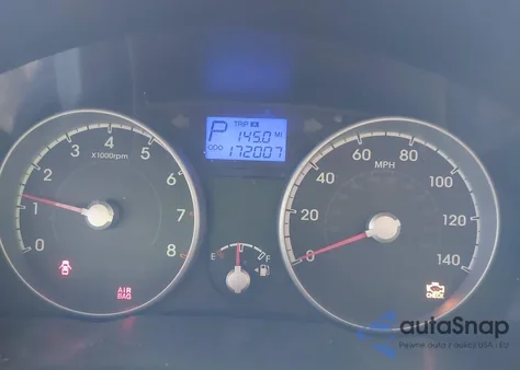 2010 Hyundai Accent Gls z USA, uszkodzony, nr VIN KMHCN4AC7AU466609